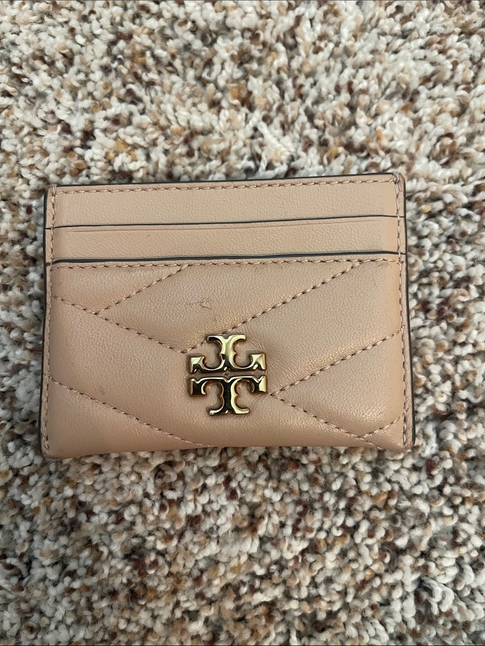 Tory Burch Beige Pebbled Leather Crossbody Bag and card wallet to match - Picture 6 of 9